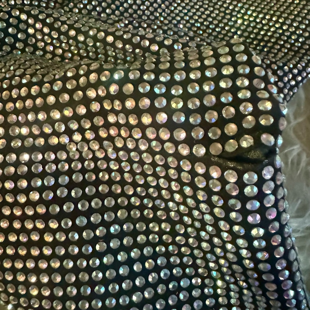 Steve Madden Slouching Rhinestone Boots (Used) - Picture 7 of 8
